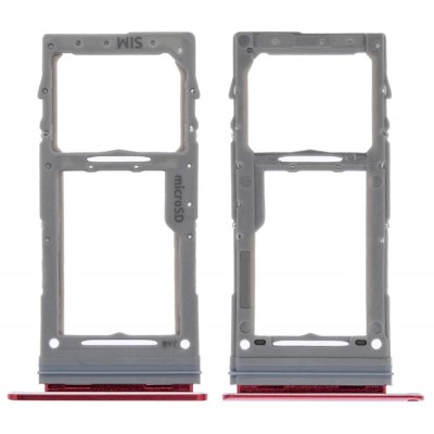 Sim Card Holder Tray For Samsung Galaxy Note 10 Lite Red - Maxbhi Com