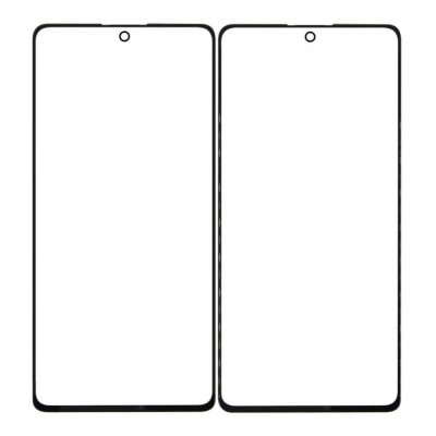Replacement Front Glass For Samsung Galaxy Note 10 Lite Black By - Maxbhi Com