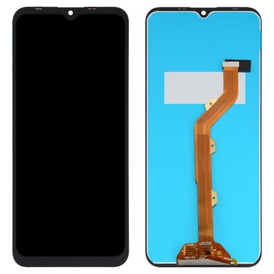 LCD with Touch Screen for Tecno Spark 4 Lite Blue