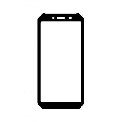 Replacement Front Glass For Blu Tank Xtreme Black By - Maxbhi Com