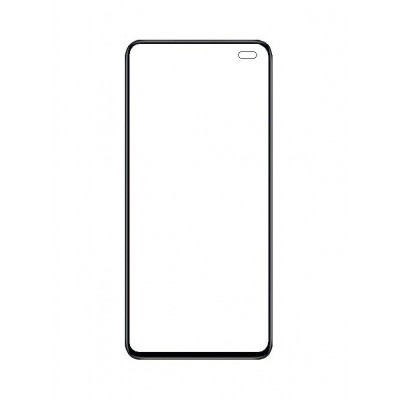 Replacement Front Glass For Xiaomi Redmi K30 Black By - Maxbhi Com