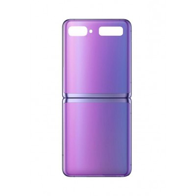 Back Panel Cover For Samsung Galaxy Z Flip Purple - Maxbhi Com