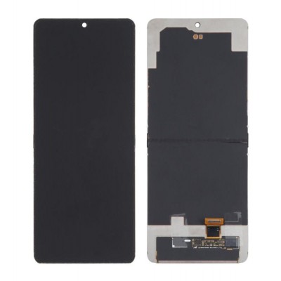 Lcd With Touch Screen For Samsung Galaxy Z Flip Gold By - Maxbhi Com