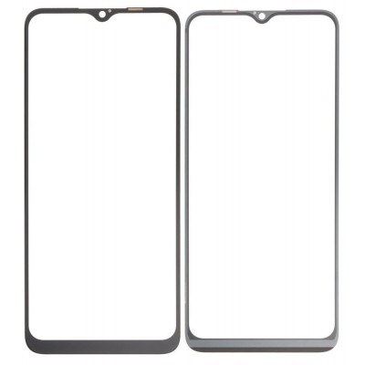 Replacement Front Glass For Realme C3 Black By - Maxbhi Com
