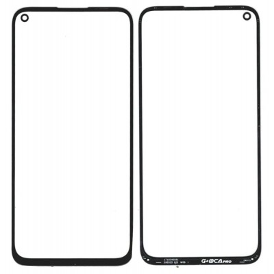 Replacement Front Glass For Huawei Nova 6 Se Black By - Maxbhi Com