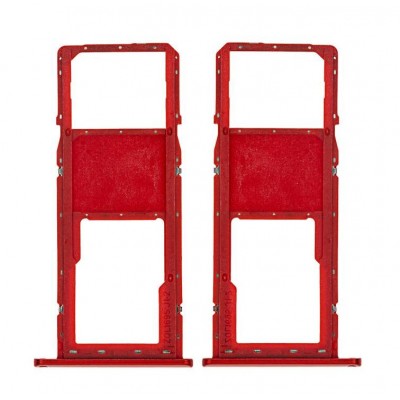 Sim Card Holder Tray For Samsung Galaxy A01 Red - Maxbhi Com