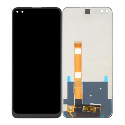 LCD with Touch Screen for Realme X50 5G Black