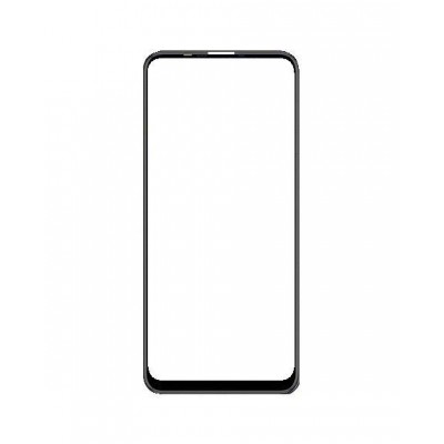 Replacement Front Glass For Tecno Camon 15 Black By - Maxbhi Com