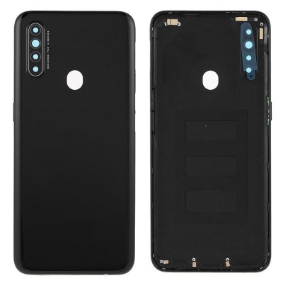 Back Panel Cover For Oppo A31 2020 Black - Maxbhi Com