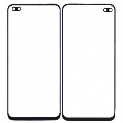 Replacement Front Glass For Realme 6 Pro Black By - Maxbhi Com