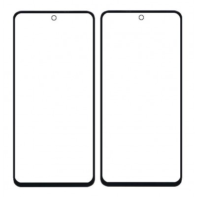 Replacement Front Glass For Xiaomi Redmi Note 9 Pro Max Black By - Maxbhi Com