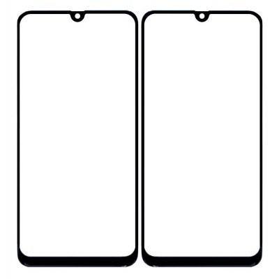 Replacement Front Glass For Samsung Galaxy M21 Black By - Maxbhi Com
