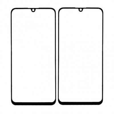 Replacement Front Glass For Samsung Galaxy M21 Blue By - Maxbhi Com