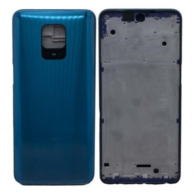 Full Body Housing For Xiaomi Redmi Note 9 Pro Blue - Maxbhi Com