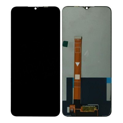 Lcd With Touch Screen For Realme C3 3 Cameras Blue By - Maxbhi Com