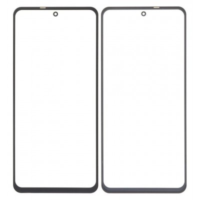 Replacement Front Glass For Xiaomi Redmi Note 9 Pro Black By - Maxbhi Com