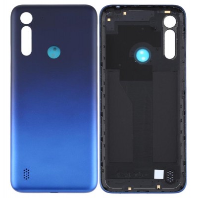 Back Panel Cover For Motorola Moto G8 Power Lite Blue - Maxbhi Com