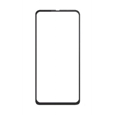Replacement Front Glass For Motorola One Hyper Black By - Maxbhi Com