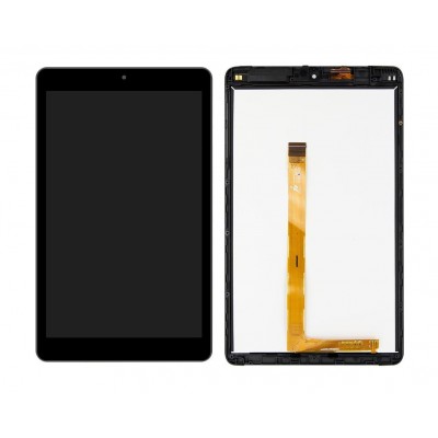Lcd With Touch Screen For Alcatel 3t 8 Black By - Maxbhi Com