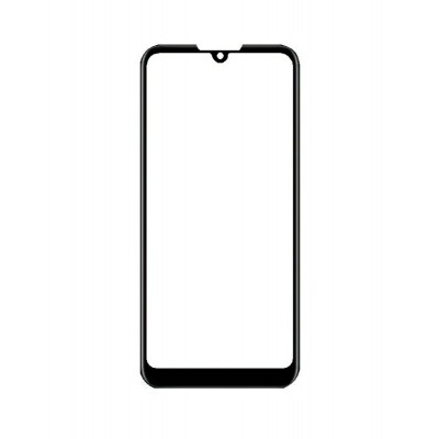 Replacement Front Glass For Honor 8a Prime Black By - Maxbhi Com