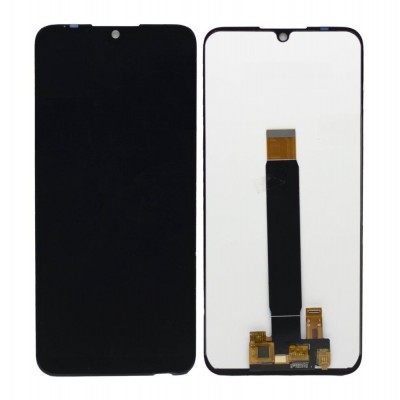 Lcd With Touch Screen For Moto E6s Black By - Maxbhi Com