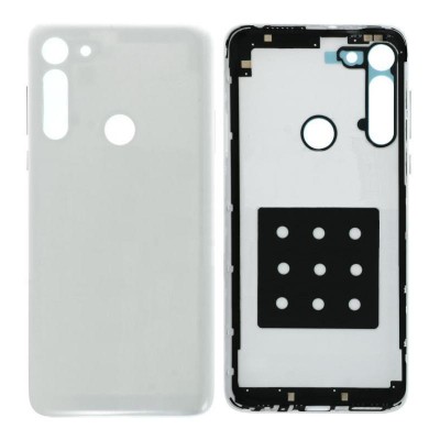 Back Panel Cover For Motorola Moto G8 White - Maxbhi Com