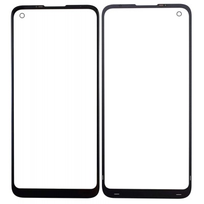 Replacement Front Glass For Motorola Moto G8 Black By - Maxbhi Com