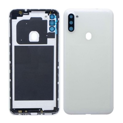 Back Panel Cover For Samsung Galaxy M11 White - Maxbhi Com