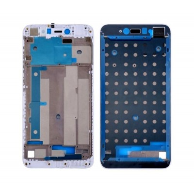 Lcd Frame Middle Chassis For Xiaomi Redmi Y1note 5a White By - Maxbhi Com