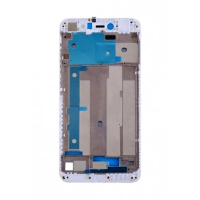 Lcd Frame Middle Chassis For Xiaomi Redmi Y1note 5a White By - Maxbhi Com