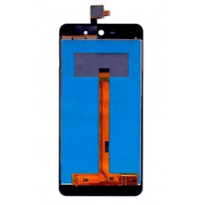 Lcd With Touch Screen For Micromax Canvas Selfie Lens Q345 Grey By - Maxbhi Com
