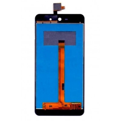 Lcd With Touch Screen For Micromax Canvas Selfie Lens Q345 White By - Maxbhi Com