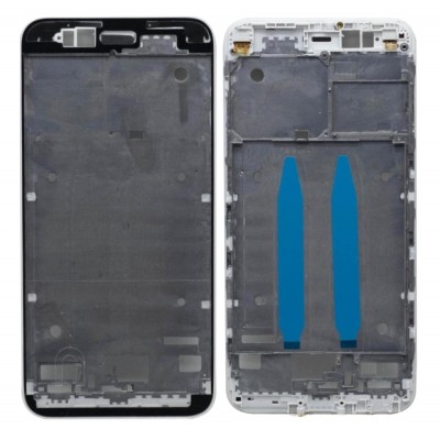 Lcd Frame Middle Chassis For Xiaomi Mi A1 Black By - Maxbhi Com