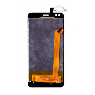Lcd With Touch Screen For Lava X19 Black Grey By - Maxbhi Com