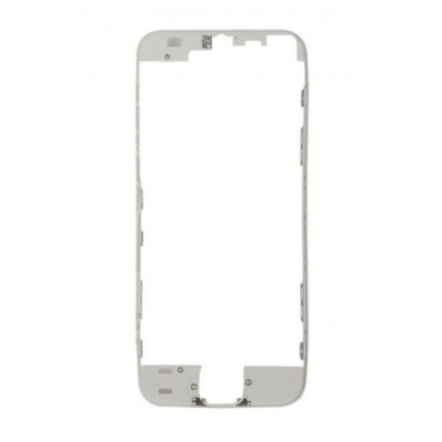 Lcd Frame Middle Chassis For Apple Iphone 5 White Silver By - Maxbhi Com
