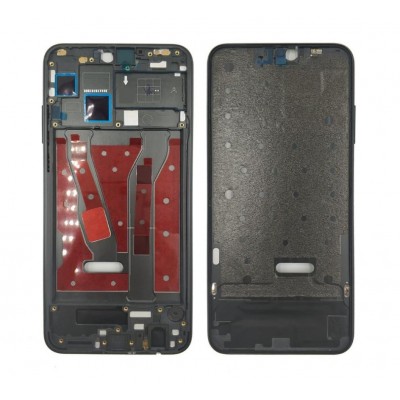 Lcd Frame Middle Chassis For Huawei Honor 8x Black By - Maxbhi Com