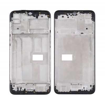 Lcd Frame Middle Chassis For Realme 3 Black By - Maxbhi Com