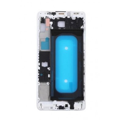 Lcd Frame Middle Chassis For Samsung Galaxy C9 Pro Black By - Maxbhi Com