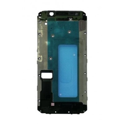 Lcd Frame Middle Chassis For Samsung Galaxy J6 Black By - Maxbhi Com