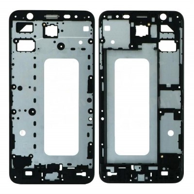 Lcd Frame Middle Chassis For Samsung Galaxy J7 Prime Black By - Maxbhi Com