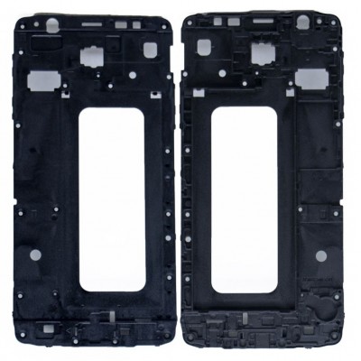 Lcd Frame Middle Chassis For Samsung Galaxy J7 Max Black By - Maxbhi Com