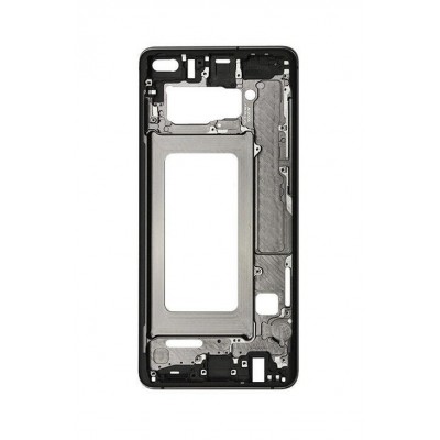 Lcd Frame Middle Chassis For Samsung Galaxy S10 Plus Black By - Maxbhi Com