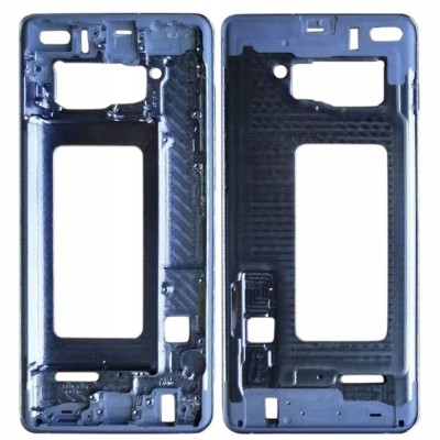 Lcd Frame Middle Chassis For Samsung Galaxy S10 Plus Blue By - Maxbhi Com
