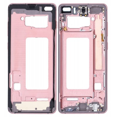 Lcd Frame Middle Chassis For Samsung Galaxy S10 Plus Pink By - Maxbhi Com