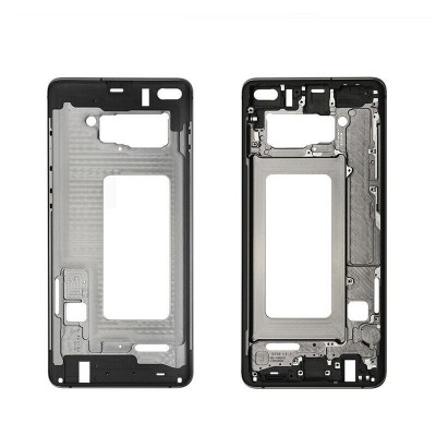 Lcd Frame Middle Chassis For Samsung Galaxy S10 Plus Yellow By - Maxbhi Com