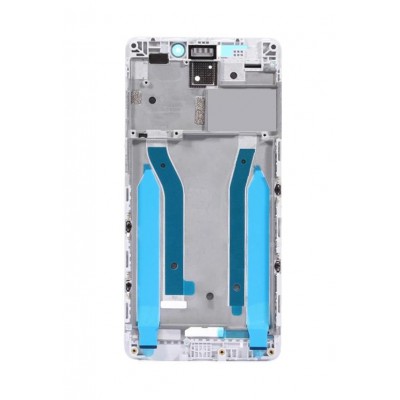 Lcd Frame Middle Chassis For Xiaomi Redmi 4 32gb White By - Maxbhi Com