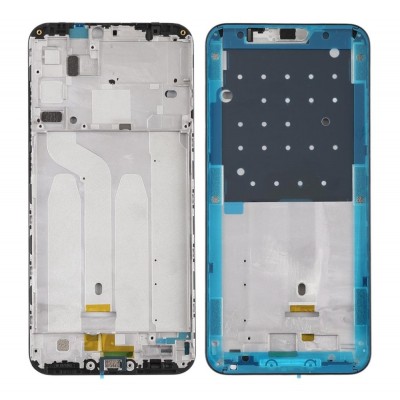 Lcd Frame Middle Chassis For Xiaomi Redmi 6 Pro Black By - Maxbhi Com
