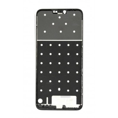 Lcd Frame Middle Chassis For Asus Zenfone Max Pro M2 Zb631kl Black By - Maxbhi Com