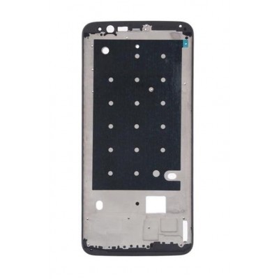 Lcd Frame Middle Chassis For Oneplus 5t Black By - Maxbhi Com
