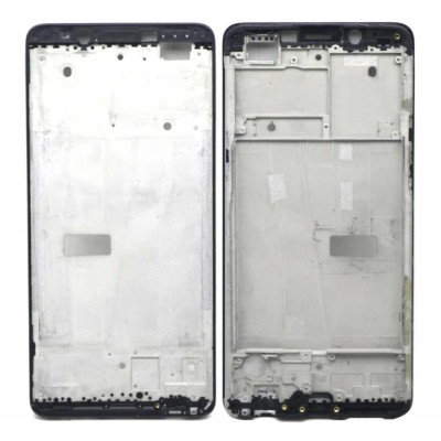 Lcd Frame Middle Chassis For Oppo Realme 1 Black By - Maxbhi Com